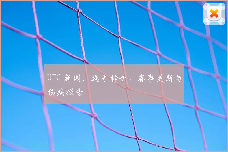 UFC 新闻:选手转会、赛事更新与伤病报告